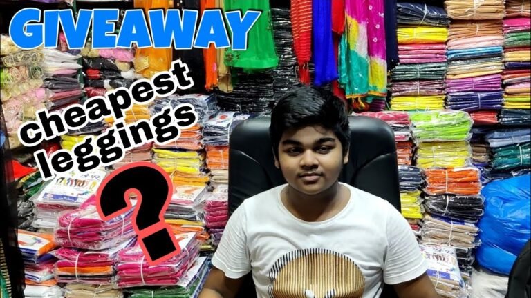 Cheapest leggings || Ghasbazar India's largest wholesale market || By sana fashion