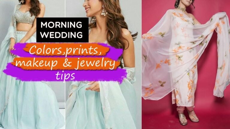 Fashion Guide for a day wedding in India