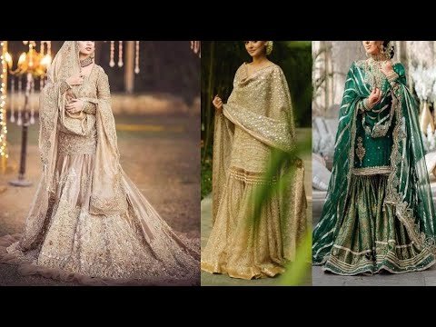 Graceful and Stunning Bridal Gharara and Sharara Designs of 2021- Indian Fashion Trends