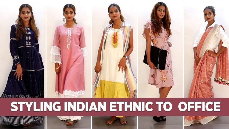 How to Wear Indian Fashion at Office | Indian Ethnic Office Wear for women