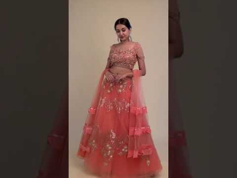 Indian Fashion | Designer Lehenga | Lehengas-RK2949