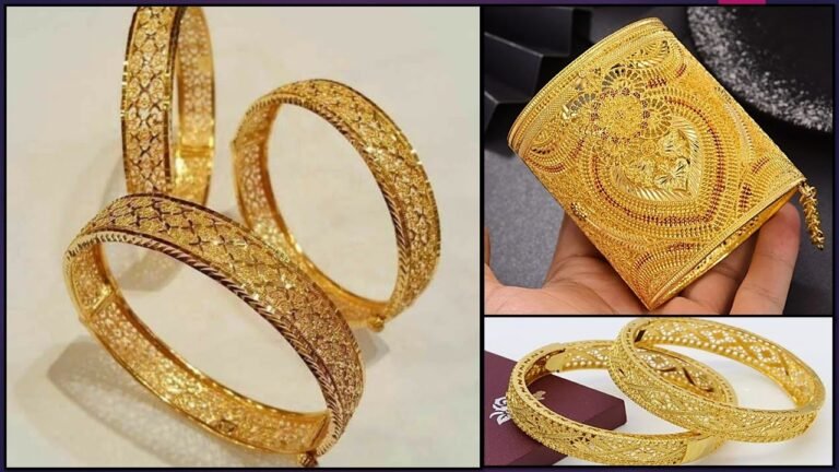 Latest Light Weight Dubai Gold Kada Design – Indian Fashion Trends