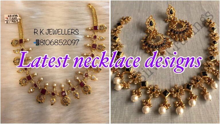 Latest  necklace models| gold necklace designs | Indian Fashion Trends | Indian Fashion Trends