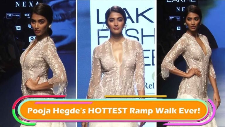 Pooja Hegde's HOTTEST Ramp Walk | Lakme Fashion Week