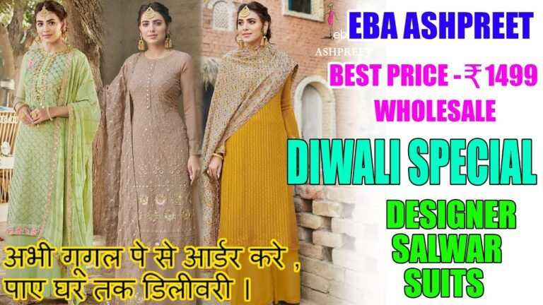 Shop Eba Life Style Ashpreet Latest Indian Fashion Ladies Designer Suits Materials for Best Wholesal