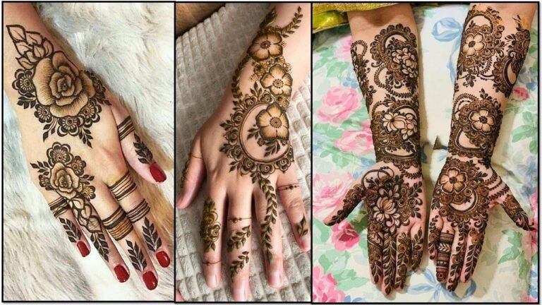 Beautiful Floral Arabic Mehndi Designs for Hand – Indian Fashion Trends