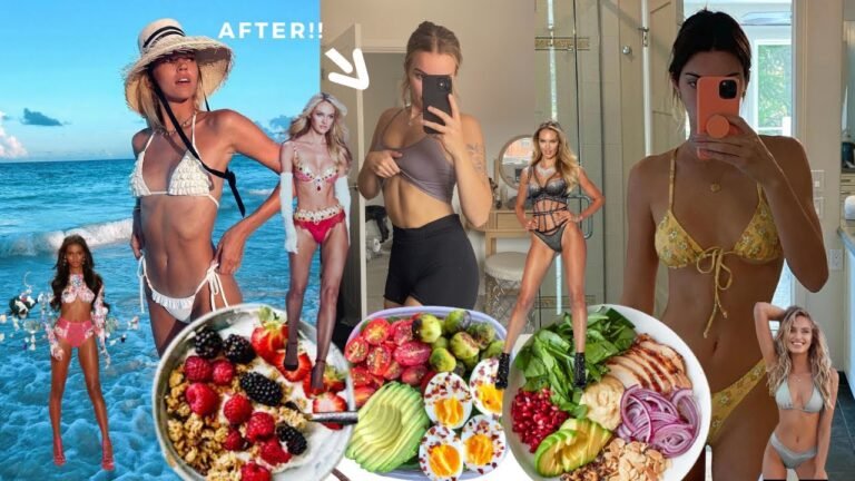 EATING AND WORKING OUT LIKE VICTORIA'S SECRET MODELS FOR A WEEK! (HARD!!)