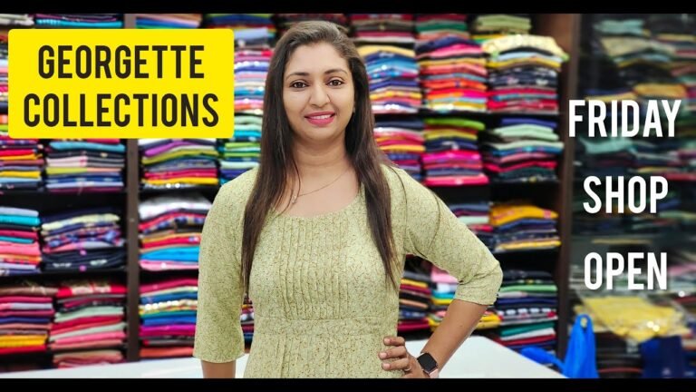 GEORGETTE KURTI AND UNSTITCHED SUITE || VIDEO #319 || GLITZINDIA FASHIONS