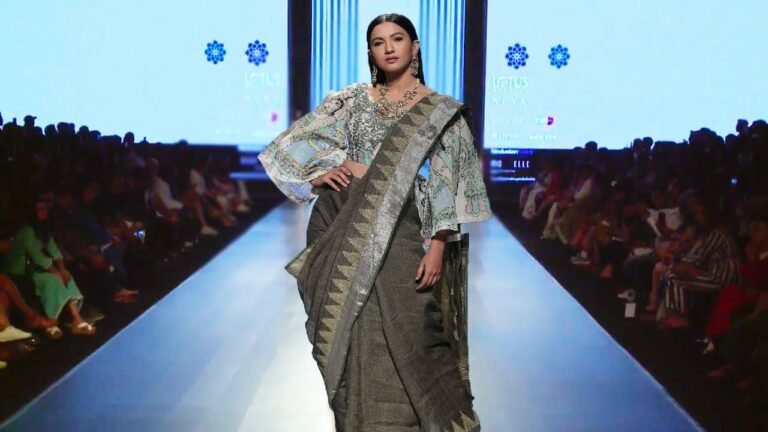Gauahar Khan Walks For Prreeti Jaiin Nainutia | Spring/Summer 2019 | India Fashion Week