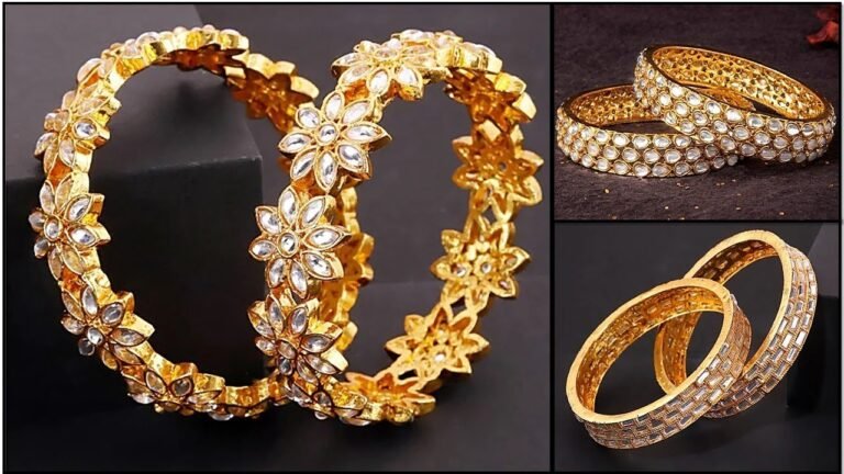 Graceful Kundan Bangles and Kada Design compilation – Indian Fashion Trends