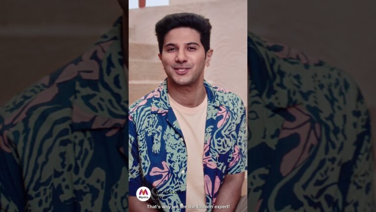 Myntra India's Fashion Expert x Dulquer Salmaan