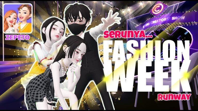 Serunya Fashion Week di World Runway | @ZEPETO Gameplay Indonesia