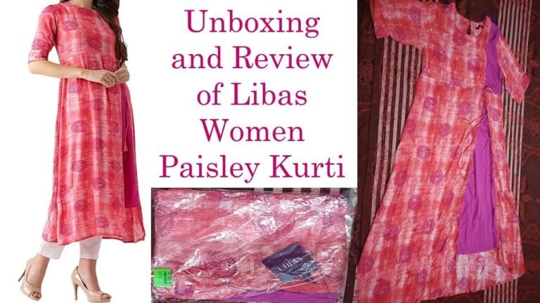 Unboxing and Review of Libas Women Paisley kurti – Indian Fashion Statement