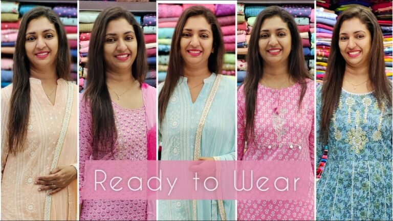 ജോർജെറ്റ് & കോട്ടൺ READY TO WEAR COLLECTIONS || VIDEO# 331 || #GLITZINDIA_FASHIONS