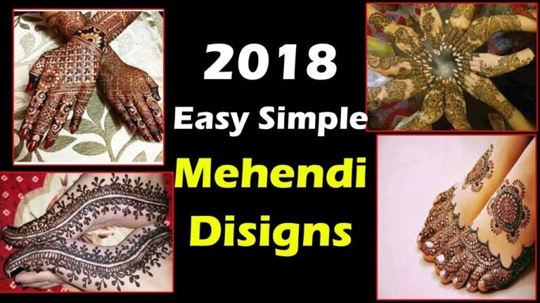 2019 Easy Simple Mehndi Designs | FASHION WORLD | Daily Indian Fashion SAREE DRAPING