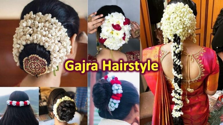 Beautiful Traditional Gajra Hairstyle Ideas || Easy Bridal Gajra Hairstyles – Indian Fashion Trends