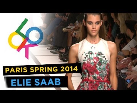 Elie Saab: Paris Fashion Week Spring 2014