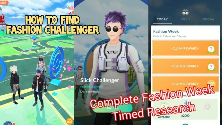 HOW TO FIND & BATTLE FASHION CHALLENGERS – COMPLETE FASHION WEEK TIMED RESEARCH TASK