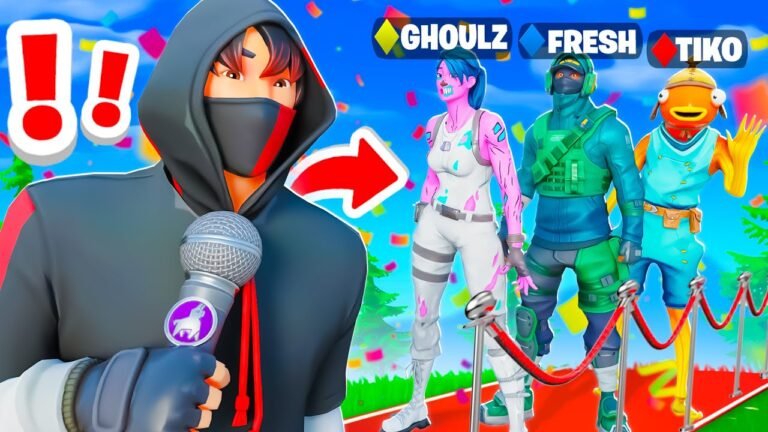 I Pretended to be Famous YouTubers in Fortnite Fashion Shows…