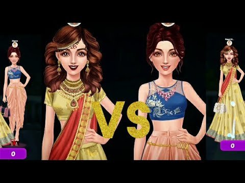 Indian style fashion show game 3D level complete #game #short