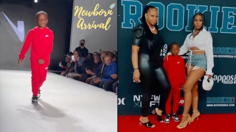 Yung Miami's Son Jai Models During New York Fashion Week! 👕