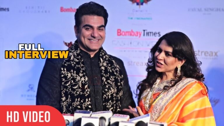 Arbaaz Khan and Shaina NC | FULL INTERVIEW | Bombay Times Fashion Week 2021