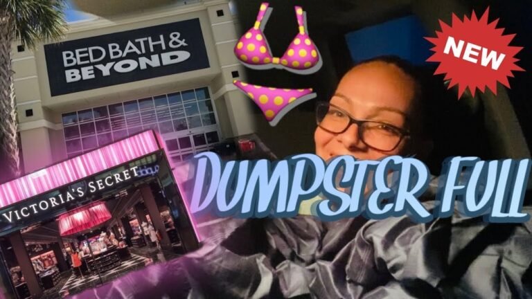 🤑DUMPSTER DIVING | BED BATH &BEYOND and VICTORIA SECRET💥🔥#dumpsterdiving