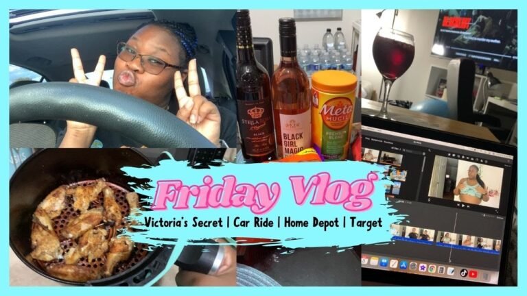 Friday Vlog | Victoria’s Secret Haul, Vitamins, Target 🎯, & Home Depot | #CharGang