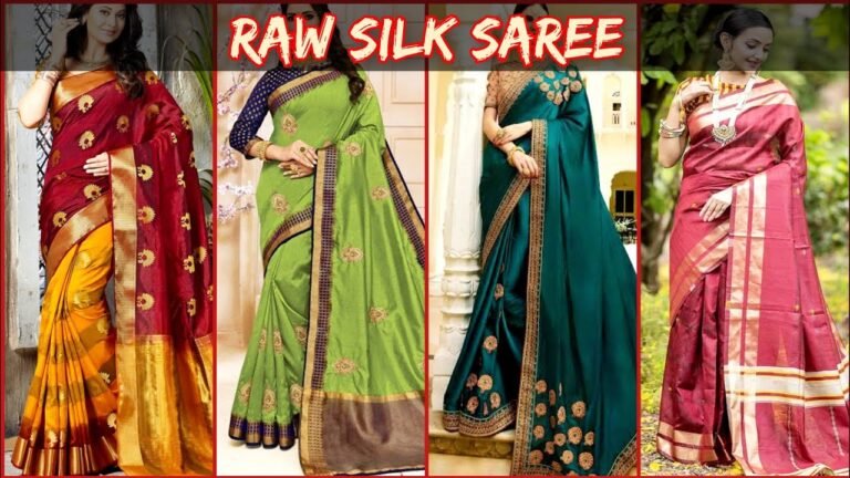 Indian raw silk saree collection ||Indian Fancy saree ||Indian fashion