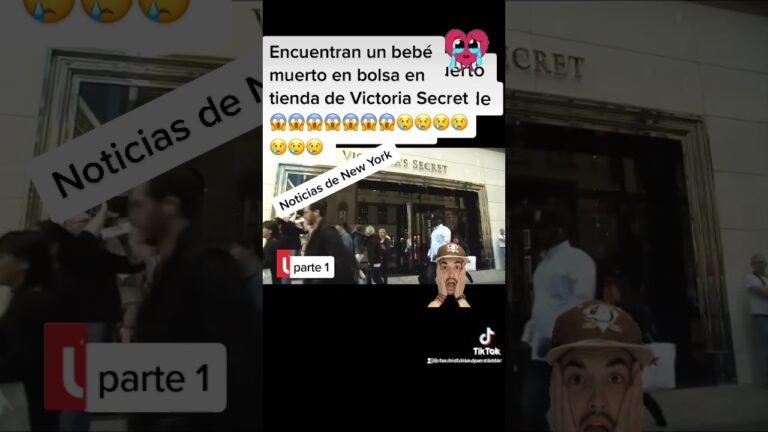 Insólito😱😱😱bebe muerto en bolsa de basura es encontrado en victoria Secret.