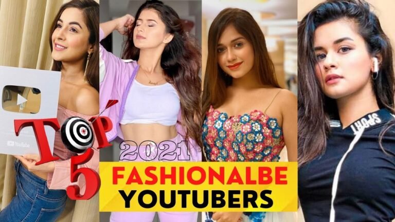 Most Beautiful Indian Fashion Youtubers | Top 5 Most Female Youtubers in India 2021 |