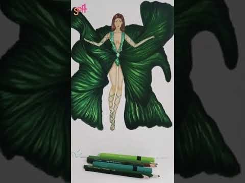 #SEFTStar Aparna's Victoria Secret Inspired illustration | Digital Fashion Learning