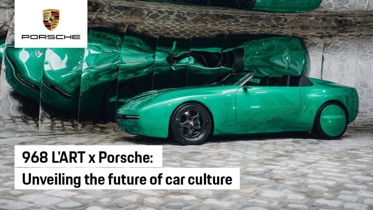 The 968 L'ART x Porsche at Paris Fashion Week 2021