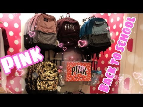 Victoria’s Secret Pink Backpacks | Victoria’s Secret Pink Back to School Shopping 2018