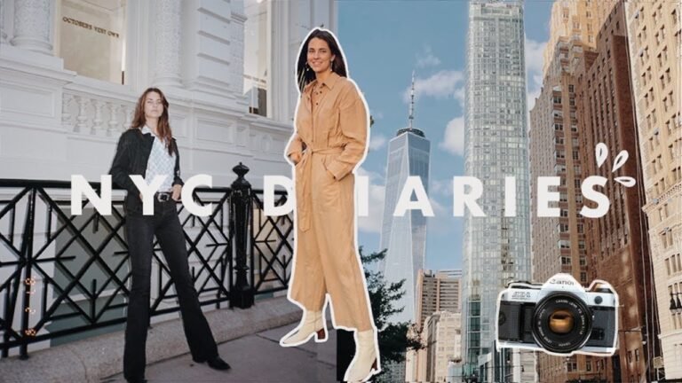 a day in my life at new york fashion week | runway shows, clothing haul