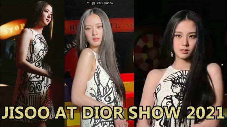 지수 JISOO at Dior's SS 2022 Show at Paris Fashion Week  [FULL]