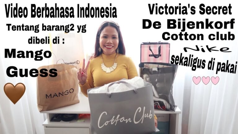 COTTON CLUB, MANGO, GUESS, DE BIJENKORF, VICTORIA'S SECRET & NIKE HAUL+Mencobanya || IRNAVRD♡