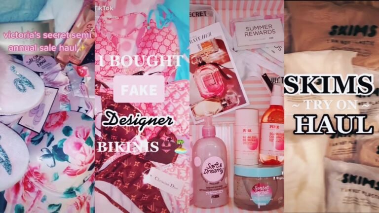 GIRLY TIK TOK HAUL COMPILATION | VICTORIA'S SECRET, BATH AND BODY WORKS, SKIMS, SHEIN, AND MORE!