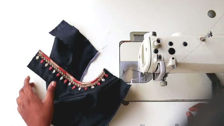 Handwork Blouse stitching by the Indian fashion designer