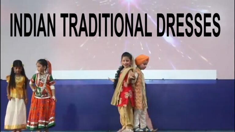 INDIAN TRADITIONAL DRESS KIDS FASHION SHOW  | INDIAN DRESS IDEAS | TRADITIONAL DRESS OF INDIAN STATE