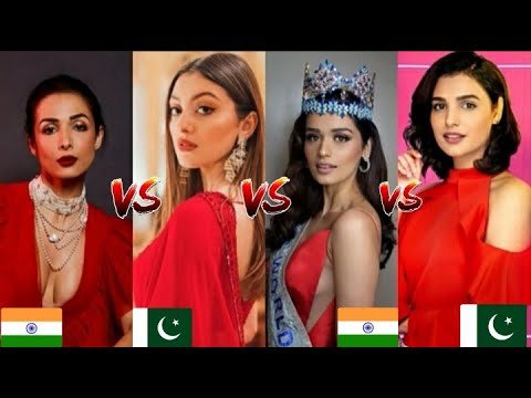 Indian fashion Models vs Pakistani fashion models females| choose one challenge| best one