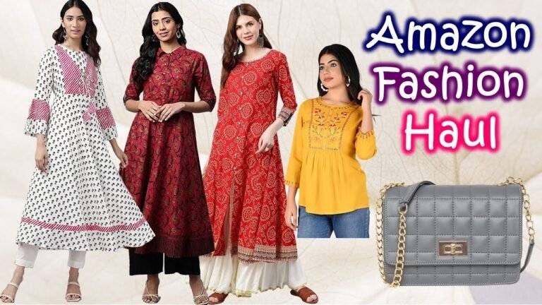 Latest Anarkali kurtis on Amazon / Amazon Fashion Shopping Haul 2021 – Indian Fashion Trends