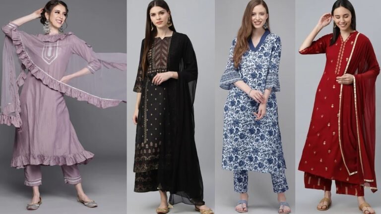 Latest Women Kurta Set Designs on Myntra 2021 – Indian Fashion Trends
