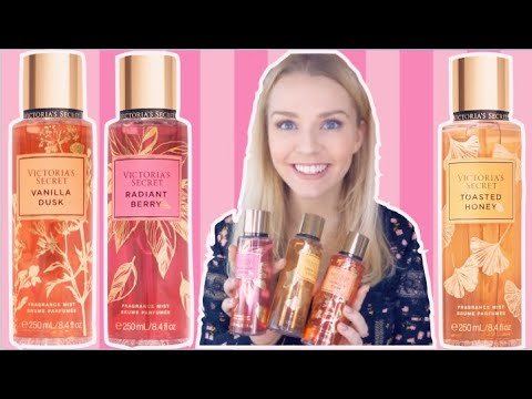 NEW VICTORIA'S SECRET FRAGRANCE MISTS | RADIANT BERRY, VANILLA DUSK, TOASTED HONEY | Soki London