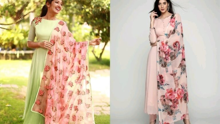 Organza Printed Dupatta Designs 2019 | Indian Fashion 2019