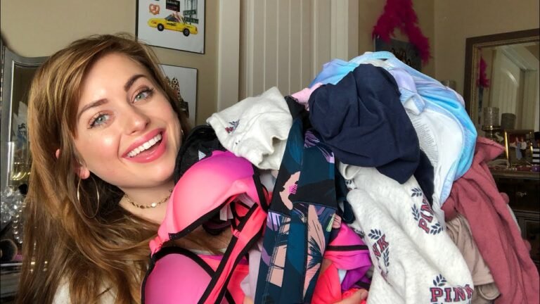 VICTORIA’S SECRET PINK CLOTHING, SWIMSUIT AND BEAUTY HAUL | VS PINK CAMPUS REP | Part 1