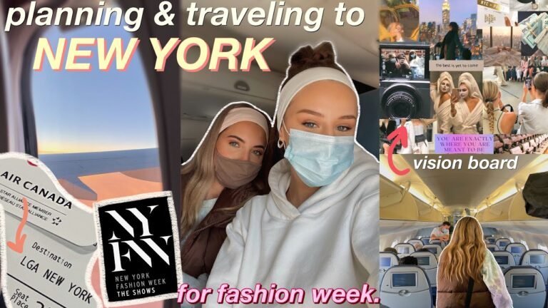 how i went to NEW YORK FASHION WEEK! everything i did to prepare & plan *manifested this*