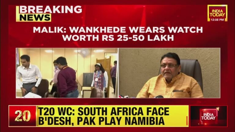 "Sameer Wankhede Wears Uber Expensive Clothes", Says Nawab Malik | Breaking News