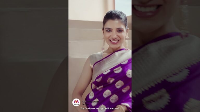 Myntra India's Fashion Expert X Samantha Akkineni