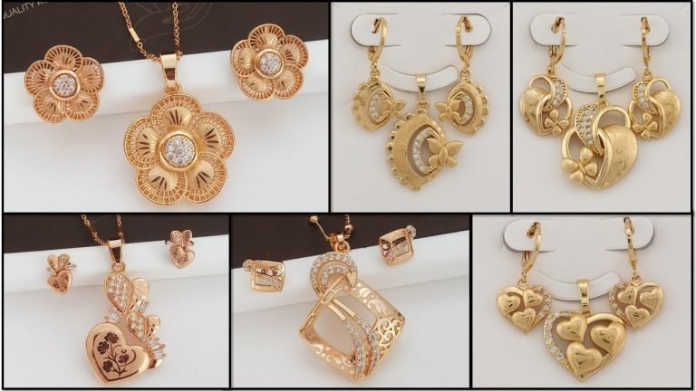 50+ Rose Gold Pendent Set Design || WhatsApp 9110592541 – Indian Fashion Trends